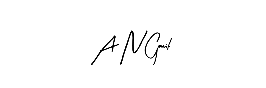 Also You can easily find your signature by using the search form. We will create A N Gamit name handwritten signature images for you free of cost using Arty Signature sign style. A N Gamit signature style 8 images and pictures png