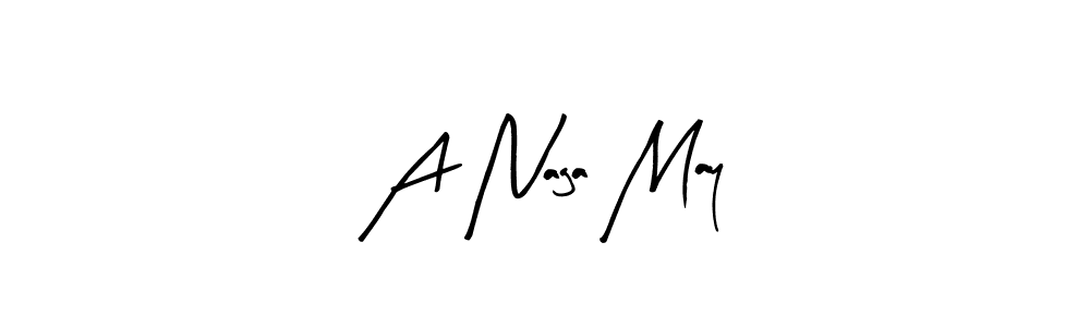 Create a beautiful signature design for name A Naga May. With this signature (Arty Signature) fonts, you can make a handwritten signature for free. A Naga May signature style 8 images and pictures png