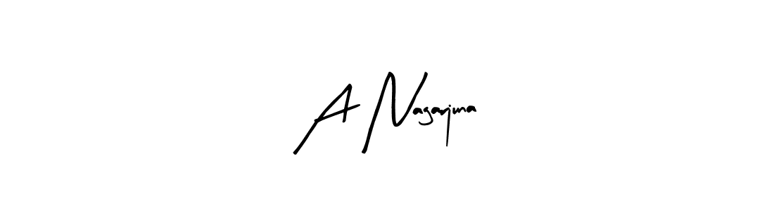 Make a beautiful signature design for name A Nagarjuna. Use this online signature maker to create a handwritten signature for free. A Nagarjuna signature style 8 images and pictures png