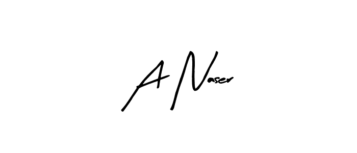 Also You can easily find your signature by using the search form. We will create A Naser name handwritten signature images for you free of cost using Arty Signature sign style. A Naser signature style 8 images and pictures png