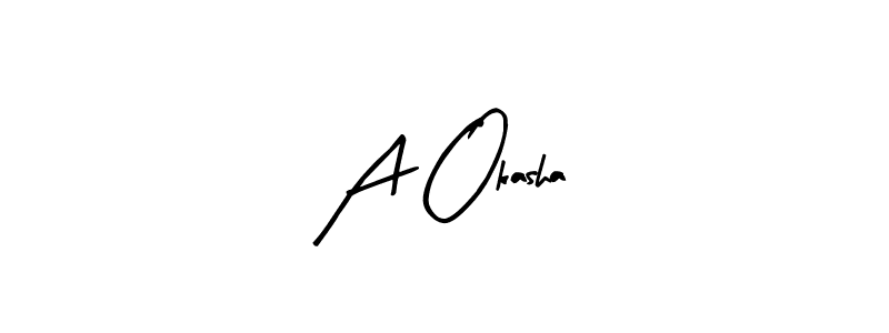 Here are the top 10 professional signature styles for the name A Okasha. These are the best autograph styles you can use for your name. A Okasha signature style 8 images and pictures png