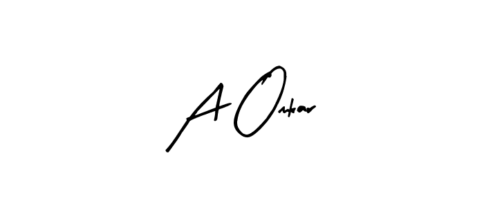 Here are the top 10 professional signature styles for the name A Omkar. These are the best autograph styles you can use for your name. A Omkar signature style 8 images and pictures png