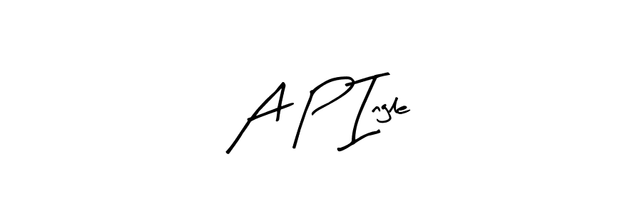 Also we have A P Ingle name is the best signature style. Create professional handwritten signature collection using Arty Signature autograph style. A P Ingle signature style 8 images and pictures png