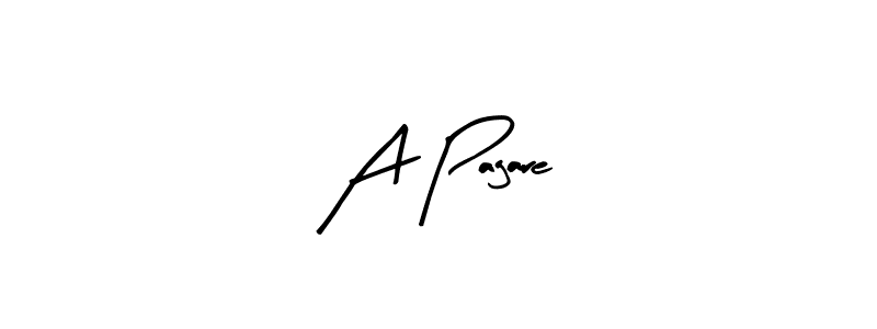 This is the best signature style for the A Pagare name. Also you like these signature font (Arty Signature). Mix name signature. A Pagare signature style 8 images and pictures png