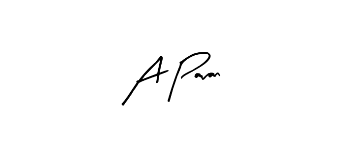 How to Draw A Pavan signature style? Arty Signature is a latest design signature styles for name A Pavan. A Pavan signature style 8 images and pictures png