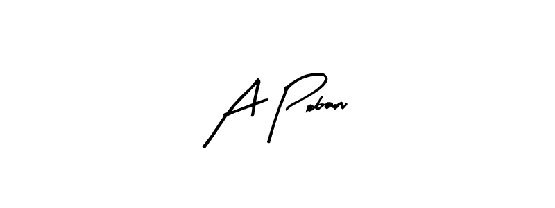 How to Draw A Pobaru signature style? Arty Signature is a latest design signature styles for name A Pobaru. A Pobaru signature style 8 images and pictures png