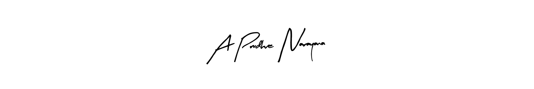 Once you've used our free online signature maker to create your best signature Arty Signature style, it's time to enjoy all of the benefits that A Prudhve Narayana name signing documents. A Prudhve Narayana signature style 8 images and pictures png