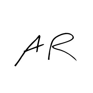 Create a beautiful signature design for name A R. With this signature (Arty Signature) fonts, you can make a handwritten signature for free. A R signature style 8 images and pictures png