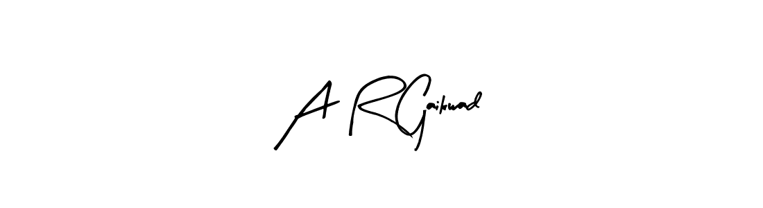 Also we have A R Gaikwad name is the best signature style. Create professional handwritten signature collection using Arty Signature autograph style. A R Gaikwad signature style 8 images and pictures png