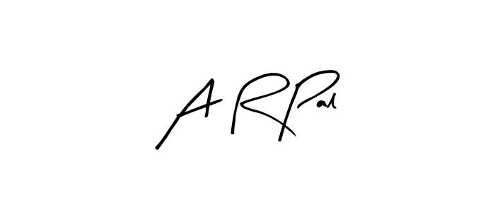 Design your own signature with our free online signature maker. With this signature software, you can create a handwritten (Arty Signature) signature for name A R Pal. A R Pal signature style 8 images and pictures png