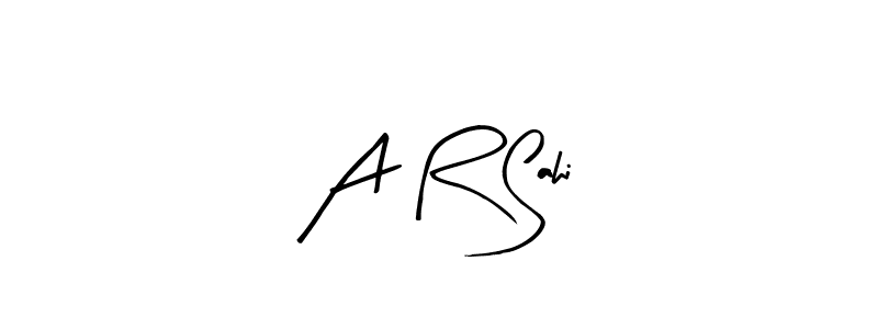 Also we have A R Sahi name is the best signature style. Create professional handwritten signature collection using Arty Signature autograph style. A R Sahi signature style 8 images and pictures png