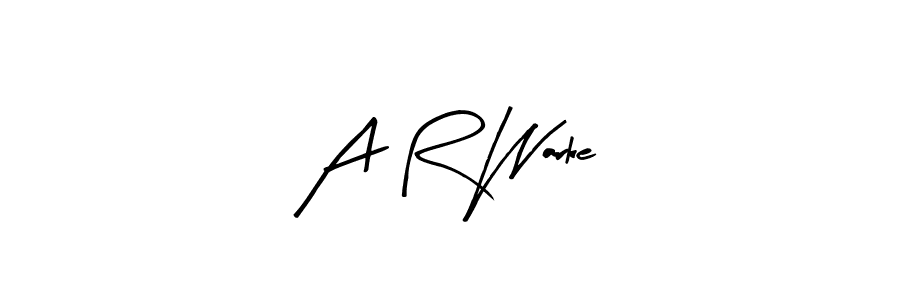 Design your own signature with our free online signature maker. With this signature software, you can create a handwritten (Arty Signature) signature for name A R Warke. A R Warke signature style 8 images and pictures png