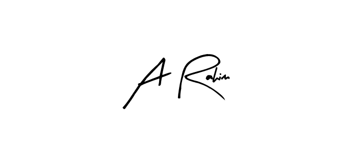 You can use this online signature creator to create a handwritten signature for the name A Rahim. This is the best online autograph maker. A Rahim signature style 8 images and pictures png