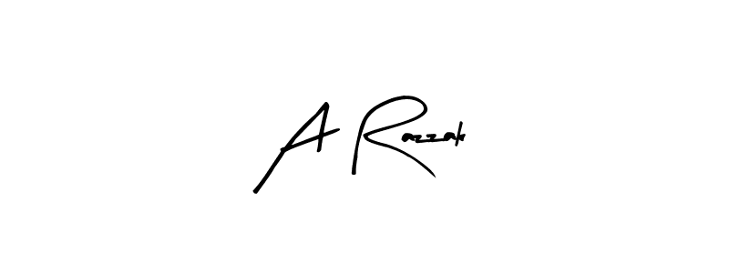 How to Draw A Razzak signature style? Arty Signature is a latest design signature styles for name A Razzak. A Razzak signature style 8 images and pictures png