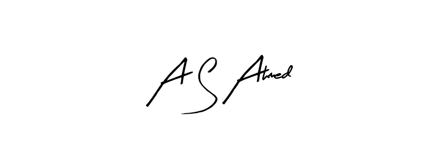 Also You can easily find your signature by using the search form. We will create A S Ahmed name handwritten signature images for you free of cost using Arty Signature sign style. A S Ahmed signature style 8 images and pictures png