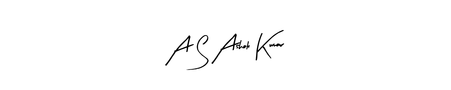 Make a beautiful signature design for name A S Ashok Kumar. Use this online signature maker to create a handwritten signature for free. A S Ashok Kumar signature style 8 images and pictures png