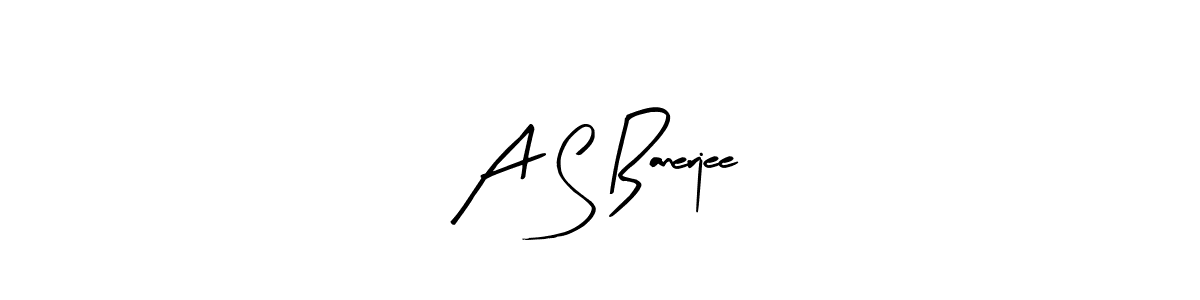if you are searching for the best signature style for your name A S Banerjee. so please give up your signature search. here we have designed multiple signature styles  using Arty Signature. A S Banerjee signature style 8 images and pictures png