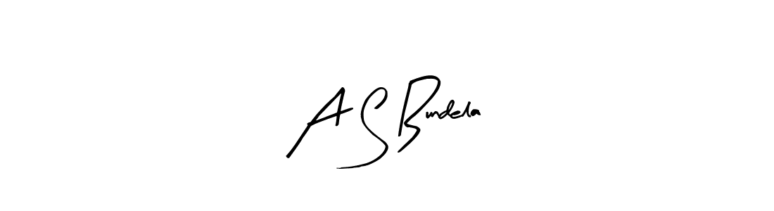 Design your own signature with our free online signature maker. With this signature software, you can create a handwritten (Arty Signature) signature for name A S Bundela. A S Bundela signature style 8 images and pictures png