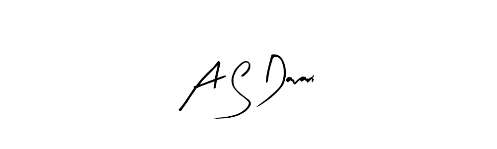 How to make A S Davari signature? Arty Signature is a professional autograph style. Create handwritten signature for A S Davari name. A S Davari signature style 8 images and pictures png