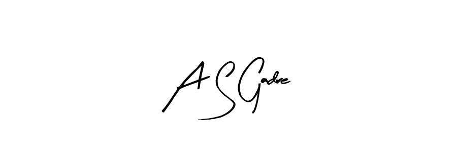 Similarly Arty Signature is the best handwritten signature design. Signature creator online .You can use it as an online autograph creator for name A S Gadre. A S Gadre signature style 8 images and pictures png