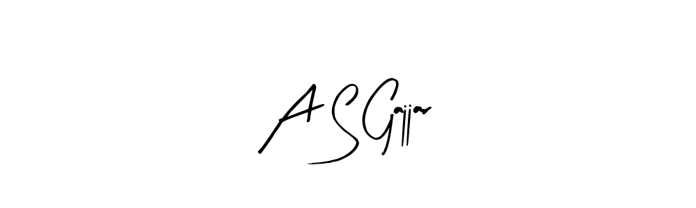 You can use this online signature creator to create a handwritten signature for the name A S Gajjar. This is the best online autograph maker. A S Gajjar signature style 8 images and pictures png