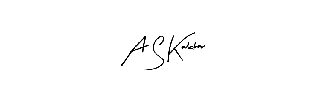 Make a beautiful signature design for name A S Kalekar. With this signature (Arty Signature) style, you can create a handwritten signature for free. A S Kalekar signature style 8 images and pictures png