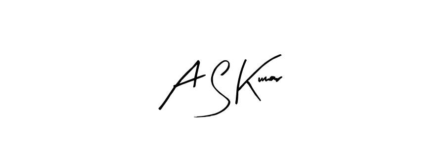 How to Draw A S Kumar signature style? Arty Signature is a latest design signature styles for name A S Kumar. A S Kumar signature style 8 images and pictures png