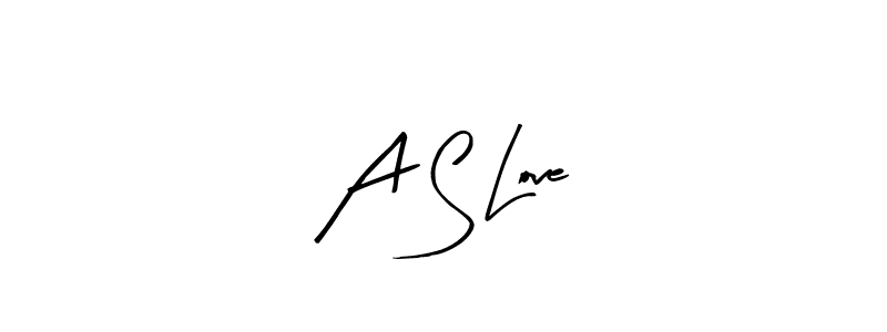 A S Love stylish signature style. Best Handwritten Sign (Arty Signature) for my name. Handwritten Signature Collection Ideas for my name A S Love. A S Love signature style 8 images and pictures png