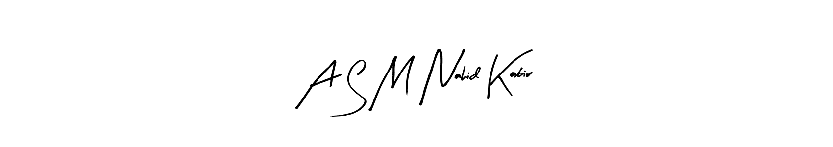 It looks lik you need a new signature style for name A S M Nahid Kabir. Design unique handwritten (Arty Signature) signature with our free signature maker in just a few clicks. A S M Nahid Kabir signature style 8 images and pictures png