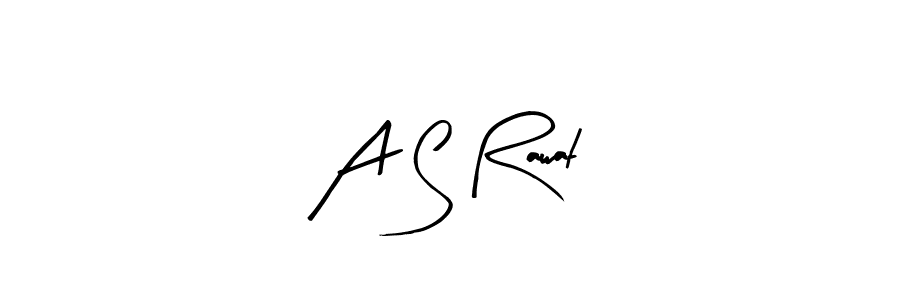 Make a beautiful signature design for name A S Rawat. Use this online signature maker to create a handwritten signature for free. A S Rawat signature style 8 images and pictures png