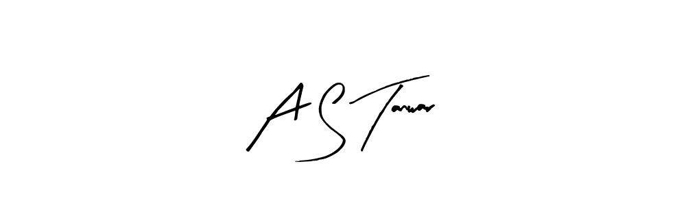 Similarly Arty Signature is the best handwritten signature design. Signature creator online .You can use it as an online autograph creator for name A S Tanwar. A S Tanwar signature style 8 images and pictures png
