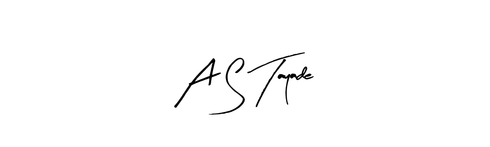 How to make A S Tayade signature? Arty Signature is a professional autograph style. Create handwritten signature for A S Tayade name. A S Tayade signature style 8 images and pictures png