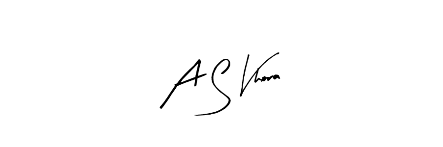 Also we have A S Vhora name is the best signature style. Create professional handwritten signature collection using Arty Signature autograph style. A S Vhora signature style 8 images and pictures png