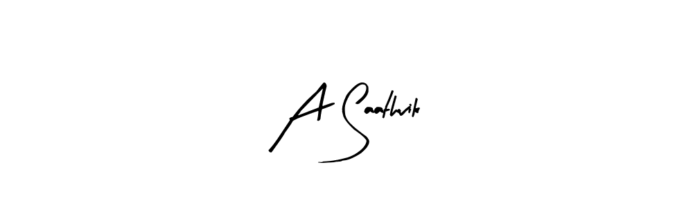 Here are the top 10 professional signature styles for the name A Saathvik. These are the best autograph styles you can use for your name. A Saathvik signature style 8 images and pictures png