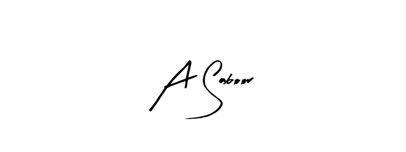 It looks lik you need a new signature style for name A Saboor. Design unique handwritten (Arty Signature) signature with our free signature maker in just a few clicks. A Saboor signature style 8 images and pictures png