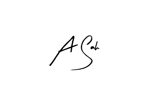 Also You can easily find your signature by using the search form. We will create A Sah name handwritten signature images for you free of cost using Arty Signature sign style. A Sah signature style 8 images and pictures png