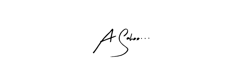 A Sahoo... stylish signature style. Best Handwritten Sign (Arty Signature) for my name. Handwritten Signature Collection Ideas for my name A Sahoo.... A Sahoo... signature style 8 images and pictures png