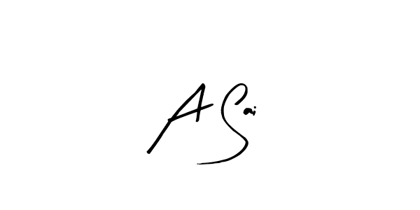 You should practise on your own different ways (Arty Signature) to write your name (A Sai ) in signature. don't let someone else do it for you. A Sai  signature style 8 images and pictures png