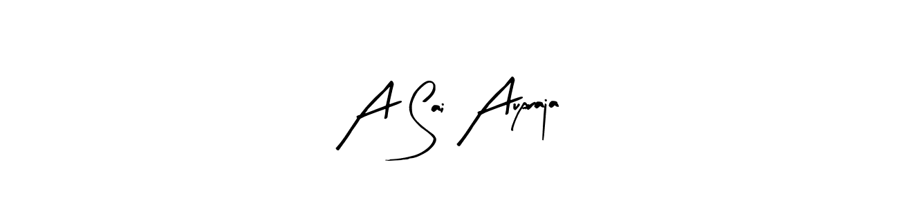 Also You can easily find your signature by using the search form. We will create A Sai Aupraja name handwritten signature images for you free of cost using Arty Signature sign style. A Sai Aupraja signature style 8 images and pictures png