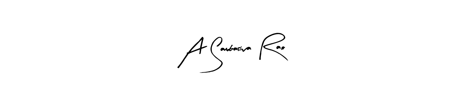 Make a beautiful signature design for name A Sambasiva Rao. Use this online signature maker to create a handwritten signature for free. A Sambasiva Rao signature style 8 images and pictures png