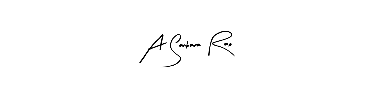 Make a beautiful signature design for name A Sankara Rao. With this signature (Arty Signature) style, you can create a handwritten signature for free. A Sankara Rao signature style 8 images and pictures png