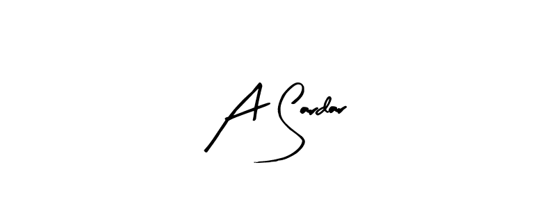 Arty Signature is a professional signature style that is perfect for those who want to add a touch of class to their signature. It is also a great choice for those who want to make their signature more unique. Get A Sardar name to fancy signature for free. A Sardar signature style 8 images and pictures png