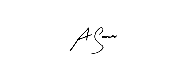 Use a signature maker to create a handwritten signature online. With this signature software, you can design (Arty Signature) your own signature for name A Sarwar. A Sarwar signature style 8 images and pictures png