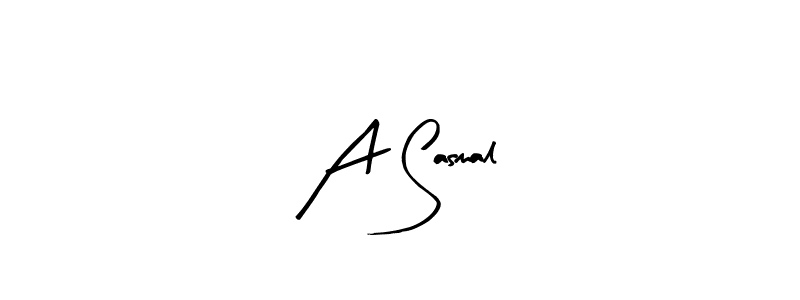 Design your own signature with our free online signature maker. With this signature software, you can create a handwritten (Arty Signature) signature for name A Sasmal. A Sasmal signature style 8 images and pictures png