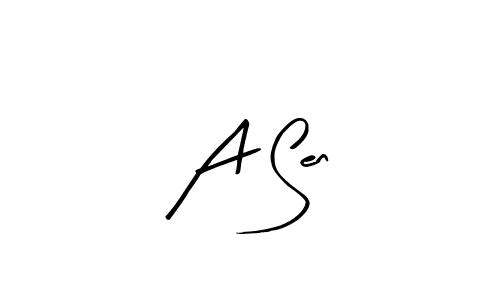 A Sen stylish signature style. Best Handwritten Sign (Arty Signature) for my name. Handwritten Signature Collection Ideas for my name A Sen. A Sen signature style 8 images and pictures png