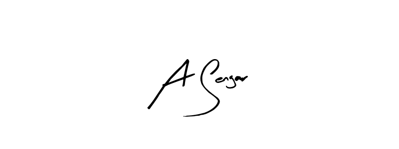 Make a beautiful signature design for name A Sengar. With this signature (Arty Signature) style, you can create a handwritten signature for free. A Sengar signature style 8 images and pictures png