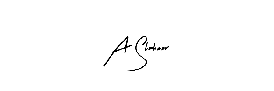 How to Draw A Shakoor signature style? Arty Signature is a latest design signature styles for name A Shakoor. A Shakoor signature style 8 images and pictures png