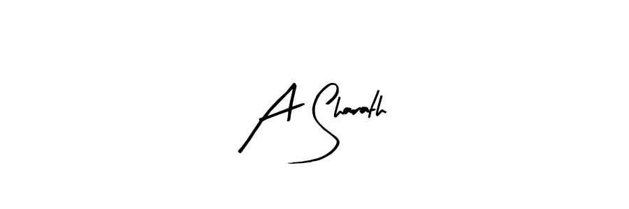 Arty Signature is a professional signature style that is perfect for those who want to add a touch of class to their signature. It is also a great choice for those who want to make their signature more unique. Get A Sharath name to fancy signature for free. A Sharath signature style 8 images and pictures png