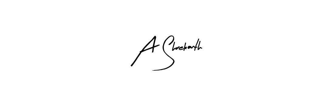 Similarly Arty Signature is the best handwritten signature design. Signature creator online .You can use it as an online autograph creator for name A Shrekanth. A Shrekanth signature style 8 images and pictures png