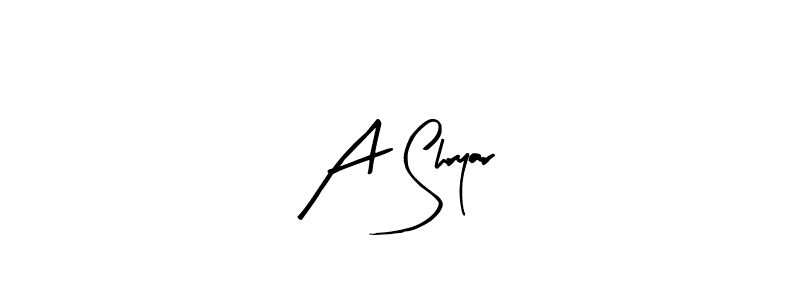 Make a short A Shryar signature style. Manage your documents anywhere anytime using Arty Signature. Create and add eSignatures, submit forms, share and send files easily. A Shryar signature style 8 images and pictures png